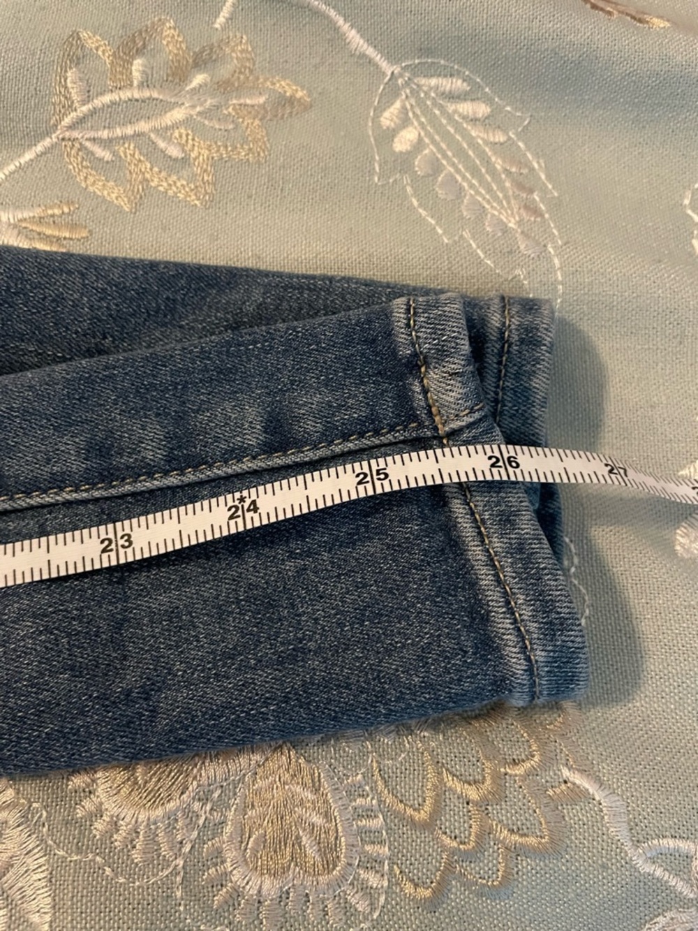 NYDJ Sheri Slim Jeans in blue denim - Picture 4 of 12